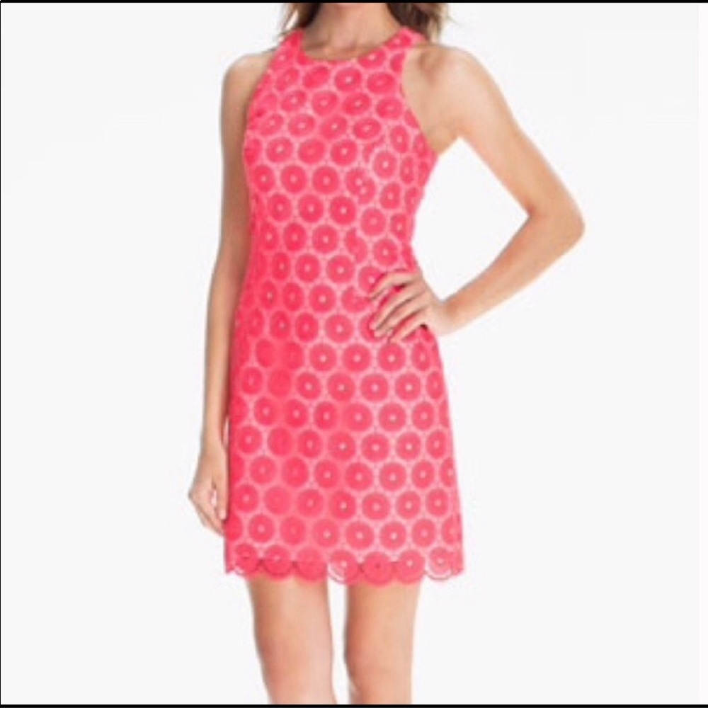 NWT Lilly Pulitzer Pearl Dress pinwheel Organza - 6
